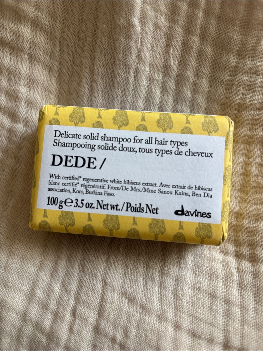 Davines Dede Solid Shampoo